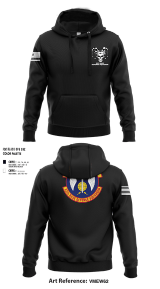 Hoodie, 23 FSS823 Base Defense SquadronTask Force Joker, Air Force, Teamtime, Team time, sublimation, custom sports apparel, team uniforms, spirit wear, spiritwear, sports uniforms, custom shirts, team store, custom team store, fundraiser sports, apparel fundraiser
