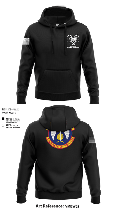 23 FSS823 Base Defense SquadronTask Force Joker 68161366 Hoodie - 201