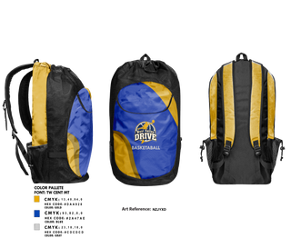 Gear Bag, West Valley Drive Basketball, Men's Basketball, Teamtime, Team time, sublimation, custom sports apparel, team uniforms, spirit wear, spiritwear, sports uniforms, custom shirts, team store, custom team store, fundraiser sports, apparel fundraiser