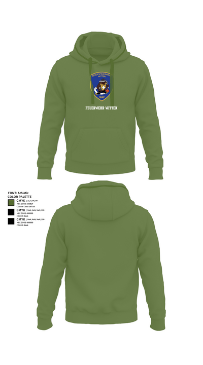 Feuerwehr Witten 55458436 Hoodie - 50