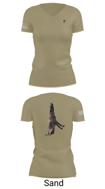 Mals K9 82782648 Women's Short Sleeve V-neck Shirt - 88