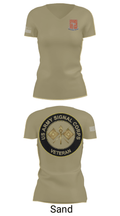 440th Signal Brigade 93602723 Women's Short Sleeve V-neck Shirt - 44