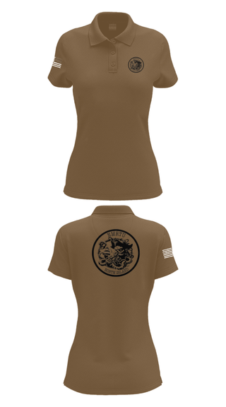 Women's Short Sleeve Performance Polo, USS MAKIN ISLAND, Navy, Teamtime, Team time, sublimation, custom sports apparel, team uniforms, spirit wear, spiritwear, sports uniforms, custom shirts, team store, custom team store, fundraiser sports, apparel fundraiser
