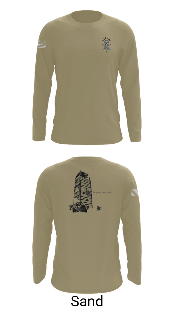 Long Sleeve Performance Shirt, EODMU2 PLT 201, Navy, Teamtime, Team time, sublimation, custom sports apparel, team uniforms, spirit wear, spiritwear, sports uniforms, custom shirts, team store, custom team store, fundraiser sports, apparel fundraiser