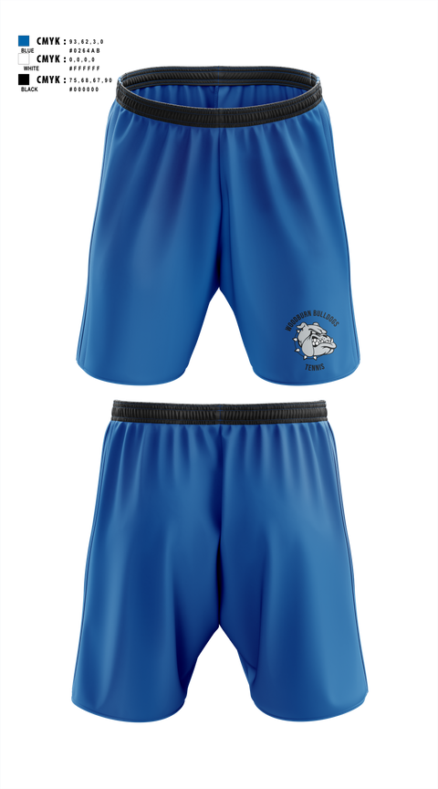 Athletic Shorts With Pockets, Woodburn Bulldogs, Tennis, Teamtime, Team time, sublimation, custom sports apparel, team uniforms, spirit wear, spiritwear, sports uniforms, custom shirts, team store, custom team store, fundraiser sports, apparel fundraiser