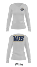 West Boca Raton Community High School Lacrosse 47112635 Women's Long Sleeve V-neck Shirt - 6