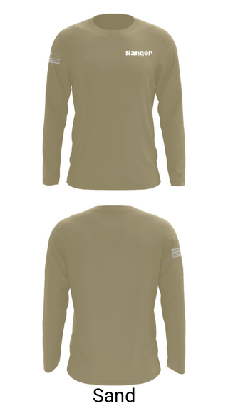 Long Sleeve Performance Shirt, Ranger, Army, Teamtime, Team time, sublimation, custom sports apparel, team uniforms, spirit wear, spiritwear, sports uniforms, custom shirts, team store, custom team store, fundraiser sports, apparel fundraiser