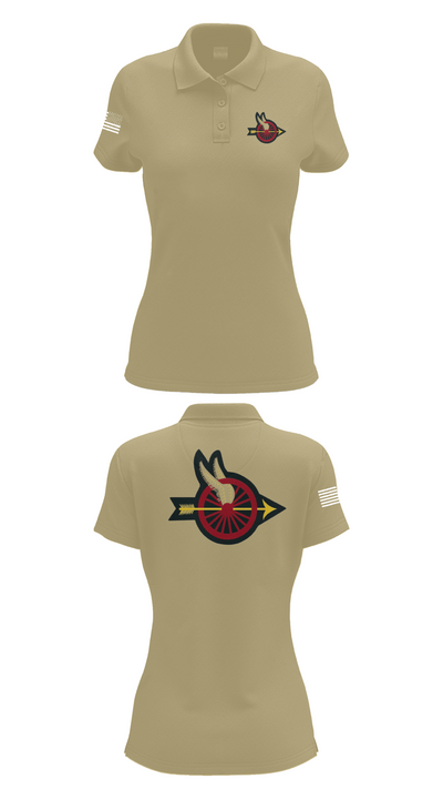 Jefferson Area Motor Squad 38123236 Women's Short Sleeve Performance Polo  - 90