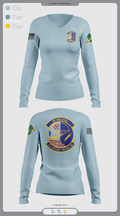 undefined Women's Long Sleeve V-neck Shirt - 1