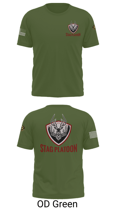 Eagle troop 2/2 62182830 Short Sleeve Performance Shirt - 56