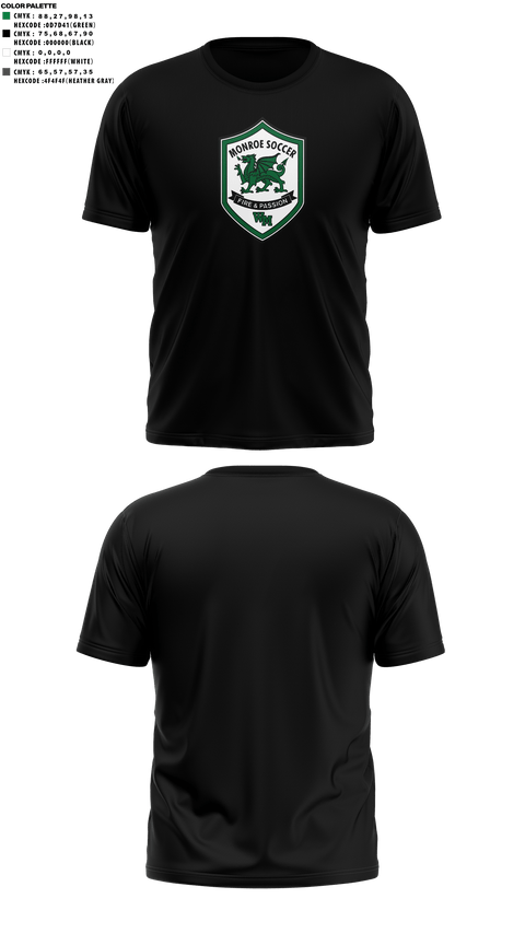 Short Sleeve Performance Shirt, William Monroe High School Soccer, Women's Soccer, Teamtime, Team time, sublimation, custom sports apparel, team uniforms, spirit wear, spiritwear, sports uniforms, custom shirts, team store, custom team store, fundraiser sports, apparel fundraiser