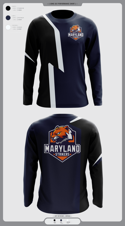 Maryland Strikers 51153203 Long Sleeve Performance Shirt - 2