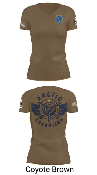 Womens Short Sleeve Vneck Shirt, 176th Medical Group, , Teamtime, Team time, sublimation, custom sports apparel, team uniforms, spirit wear, spiritwear, sports uniforms, custom shirts, team store, custom team store, fundraiser sports, apparel fundraiser