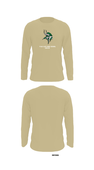 Long Sleeve Performance Shirt, Palo Alto High School Cheer, Cheer, Teamtime, Team time, sublimation, custom sports apparel, team uniforms, spirit wear, spiritwear, sports uniforms, custom shirts, team store, custom team store, fundraiser sports, apparel fundraiser