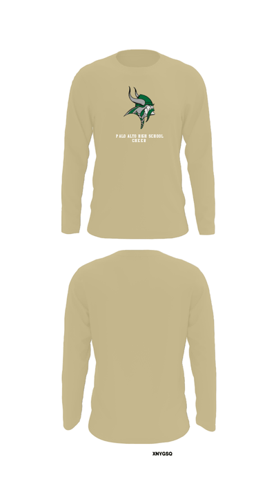 Palo Alto High School Cheer 94037882 Long Sleeve Performance Shirt - 41