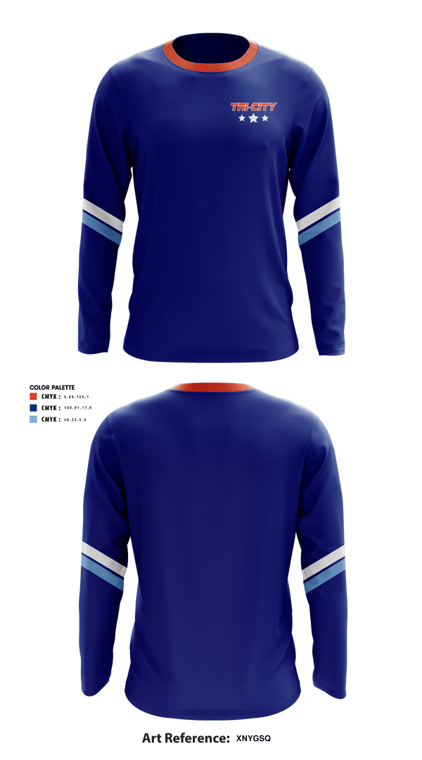 Long Sleeve Performance Shirt, Tri-City Eagles, Ice Hockey, Teamtime, Team time, sublimation, custom sports apparel, team uniforms, spirit wear, spiritwear, sports uniforms, custom shirts, team store, custom team store, fundraiser sports, apparel fundraiser