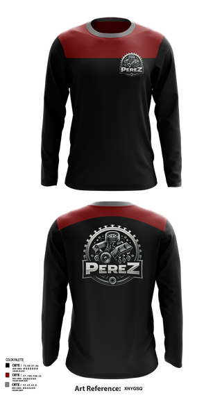 Long Sleeve Performance Shirt, PÉREZ MOTORS, , Teamtime, Team time, sublimation, custom sports apparel, team uniforms, spirit wear, spiritwear, sports uniforms, custom shirts, team store, custom team store, fundraiser sports, apparel fundraiser