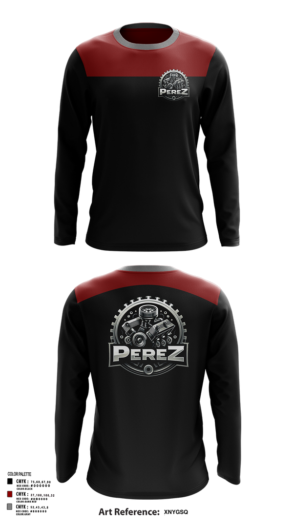Long Sleeve Performance Shirt, PÉREZ MOTORS, , Teamtime, Team time, sublimation, custom sports apparel, team uniforms, spirit wear, spiritwear, sports uniforms, custom shirts, team store, custom team store, fundraiser sports, apparel fundraiser