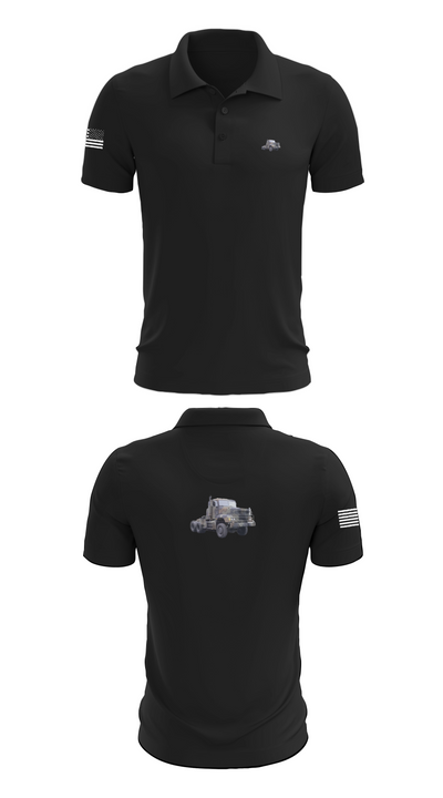 617th Transportation Company 2064597 Short Sleeve Performance Polo - 27