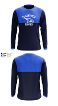 Plainview Little League 37284213 Long Sleeve Performance Shirt 10