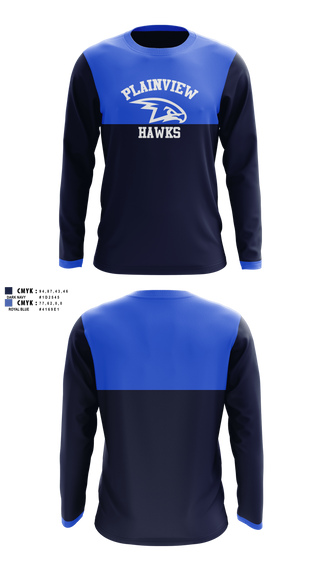 Long Sleeve Performance Shirt, Plainview Little League, Baseball, Teamtime, Team time, sublimation, custom sports apparel, team uniforms, spirit wear, spiritwear, sports uniforms, custom shirts, team store, custom team store, fundraiser sports, apparel fundraiser