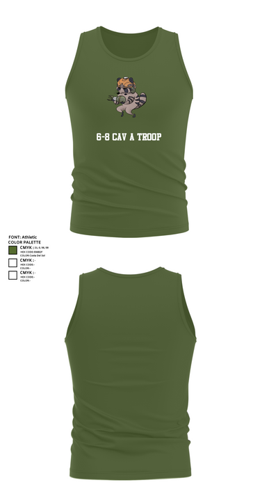 6-8 CAV A Troop 82506347 Tank Top - 59