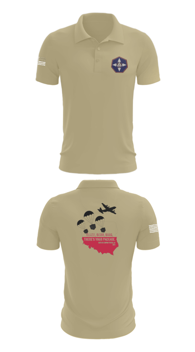 909th HR Company 6800651 Short Sleeve Performance Polo - 87