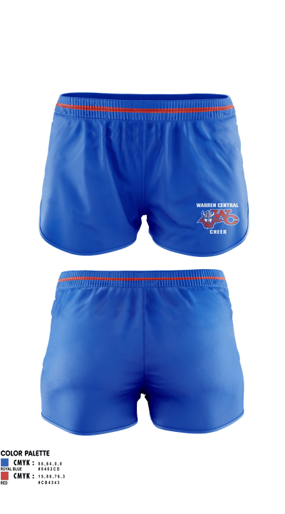 Warren Central High School Cheer 68403742 Women's Shorts - 1