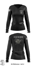 92nd CA BN S2 65710083 Women's Long Sleeve V-neck Shirt -1