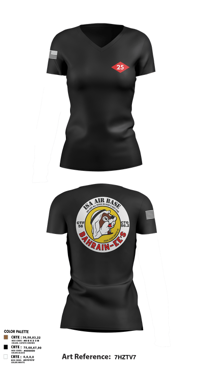 NMCB 25 CTG 56.2 1038255 Women's Long Sleeve V-neck Shirt - 107 (2)