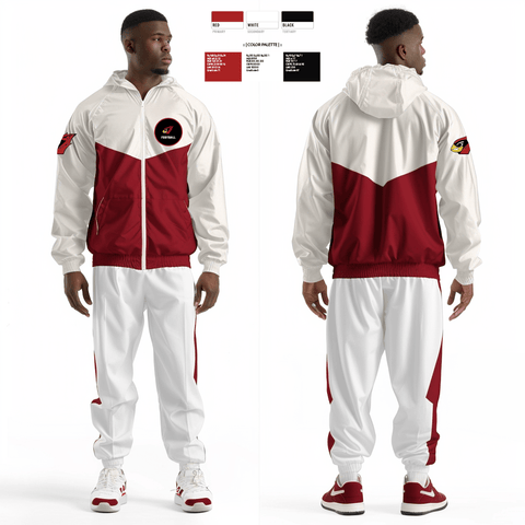 Windbreaker, Del valle cardinals, Football, Teamtime, Team time, sublimation, custom sports apparel, team uniforms, spirit wear, spiritwear, sports uniforms, custom shirts, team store, custom team store, fundraiser sports, apparel fundraiser