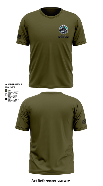 KINGHT ENFORCEMENT 49960504 Short Sleeve Performance Shirt - 1
