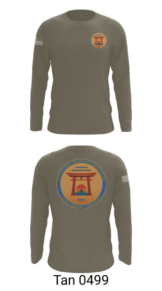Long Sleeve Performance Shirt, 835th Transportation BN, Army, Teamtime, Team time, sublimation, custom sports apparel, team uniforms, spirit wear, spiritwear, sports uniforms, custom shirts, team store, custom team store, fundraiser sports, apparel fundraiser