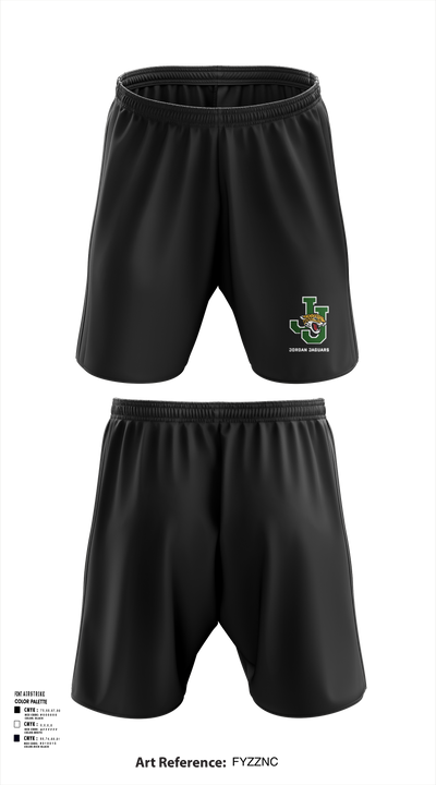 Jordan Jaguars 86972516 Athletic Shorts With Pockets - 127