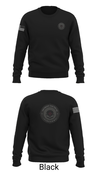 Detroit Tactical Firearms 87119150 Crew Neck Sweatshirt - 21