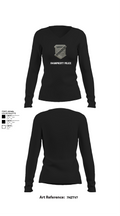 Swampscott Police 55581807 Women's Long Sleeve V-neck Shirt - 21