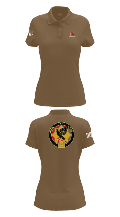 D FST 8-1 CAV 24153334 Women's Short Sleeve Performance Polo  - 15
