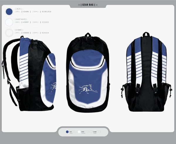 Gear Bag, Fort Lupton, Women's Volleyball, Teamtime, Team time, sublimation, custom sports apparel, team uniforms, spirit wear, spiritwear, sports uniforms, custom shirts, team store, custom team store, fundraiser sports, apparel fundraiser