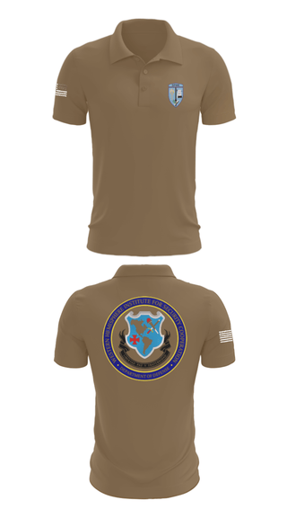 Short Sleeve Performance Polo, WHINSEC, Army, Teamtime, Team time, sublimation, custom sports apparel, team uniforms, spirit wear, spiritwear, sports uniforms, custom shirts, team store, custom team store, fundraiser sports, apparel fundraiser
