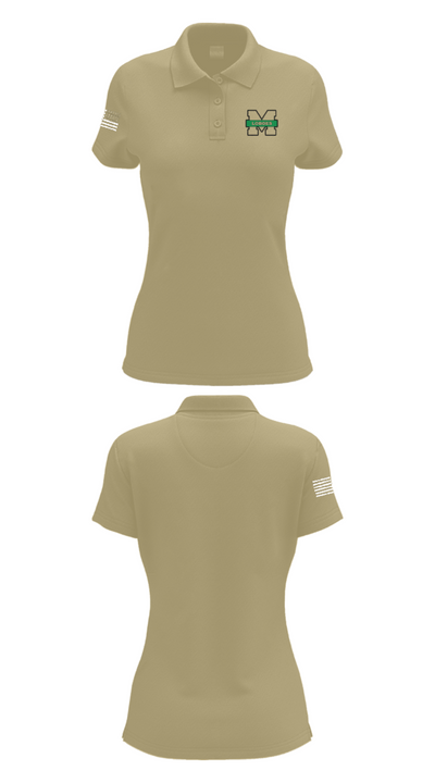 Monahans High School Volleyball 83796178 Women's Short Sleeve Performance Polo  - 38