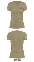 2-15 80245726 Women's Short Sleeve V-neck Shirt - 49
