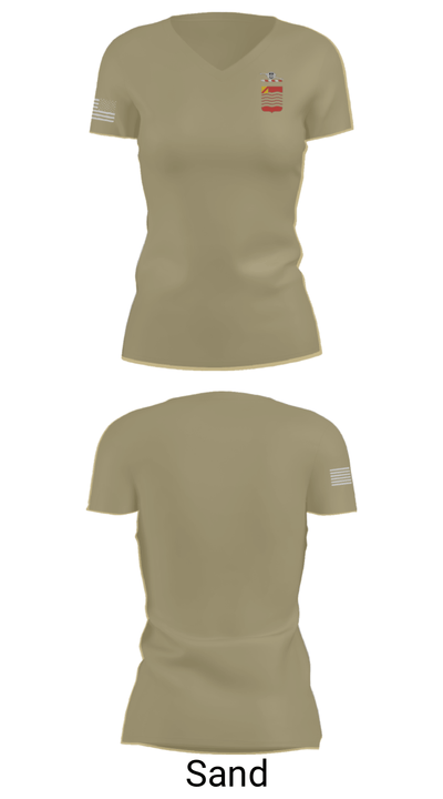 2-15 80245726 Women's Short Sleeve V-neck Shirt - 49
