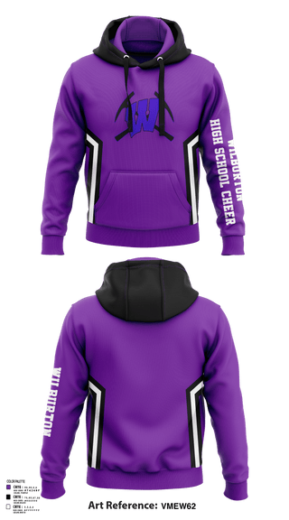 Hoodie, Wilburton High School Cheer, Cheer, Teamtime, Team time, sublimation, custom sports apparel, team uniforms, spirit wear, spiritwear, sports uniforms, custom shirts, team store, custom team store, fundraiser sports, apparel fundraiser