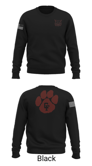Crew Neck Sweatshirt, Cy-Fair High School Track, Track & Field, Teamtime, Team time, sublimation, custom sports apparel, team uniforms, spirit wear, spiritwear, sports uniforms, custom shirts, team store, custom team store, fundraiser sports, apparel fundraiser