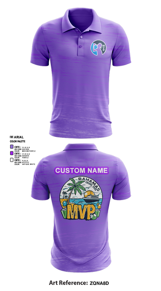 Short Sleeve Performance Polo, MVP Cruise 2025, Spirit Store, Teamtime, Team time, sublimation, custom sports apparel, team uniforms, spirit wear, spiritwear, sports uniforms, custom shirts, team store, custom team store, fundraiser sports, apparel fundraiser