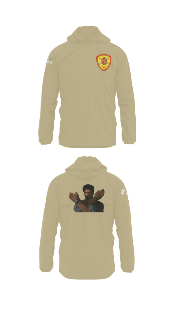 Windbreaker, 10th Marine Regiment, Marines, Teamtime, Team time, sublimation, custom sports apparel, team uniforms, spirit wear, spiritwear, sports uniforms, custom shirts, team store, custom team store, fundraiser sports, apparel fundraiser