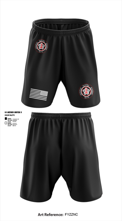 Kojukan JuJitsu 34454400 Athletic Shorts With Pockets - 2