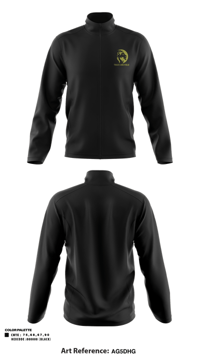 Faith Christian School Track and Field 35752528 Fleece Jacket - 2