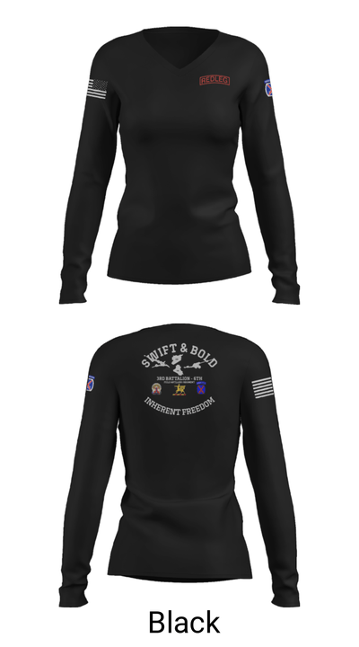 Bravo bulls 90255398 Women's Long Sleeve V-neck Shirt - 37