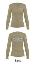 250TH ENGINEERING COMPANY 59783963 Women's Long Sleeve V-neck Shirt -1 92
